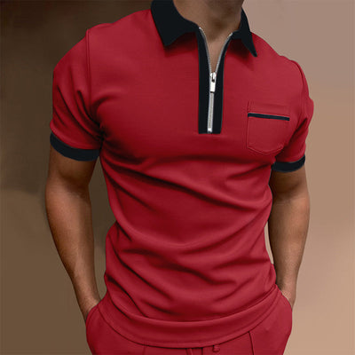 Kacey® | Business T-Shirt With Zip For Men