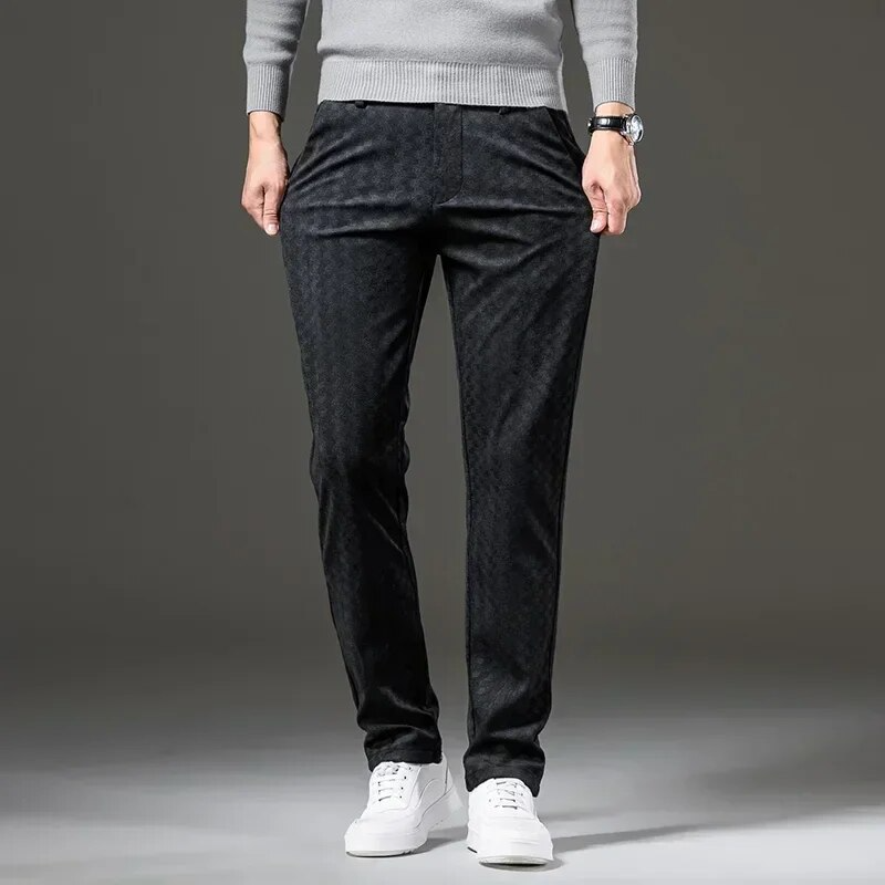 Orestes® | Corduroy Check Trousers
