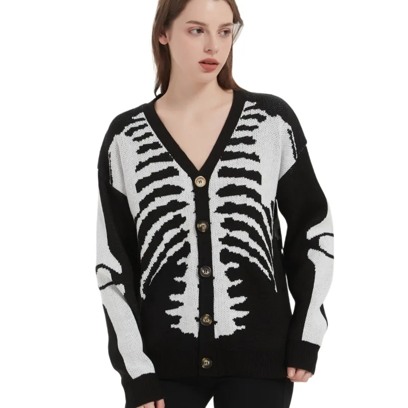 Demetrio® | Skeleton Chic Cardigan
