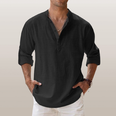 Seth® | Linen Shirt With Long Sleeves