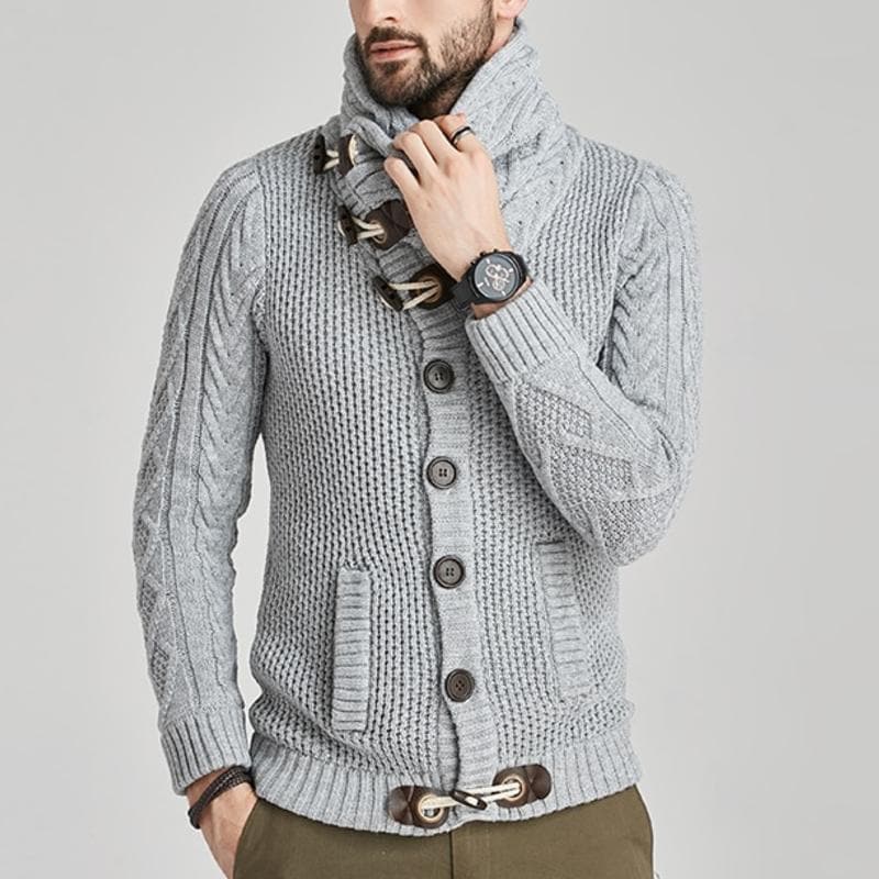 Griffin® | Cardigan With Toggle Closures For Men