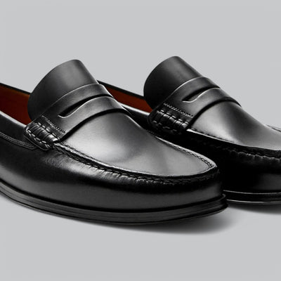 Nikolas | Chic Leather Penny Loafers