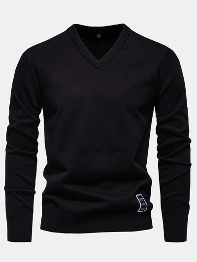 Giuliano® | Long Sleeve V-Neck Sweater
