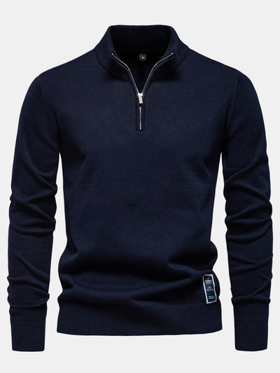 Hasan® | Quarter-Zip Sweater