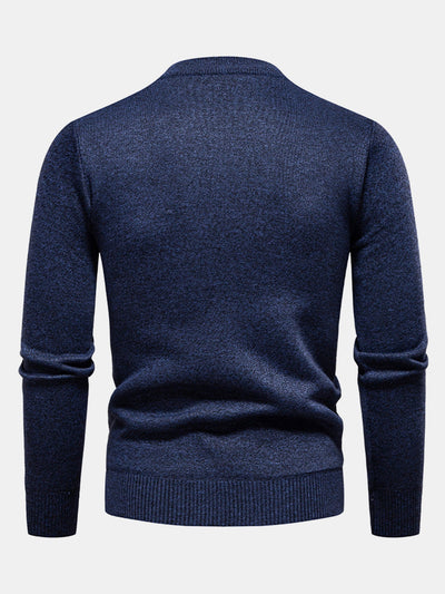 Asad® | Geometric Jacquard Crewneck Sweater