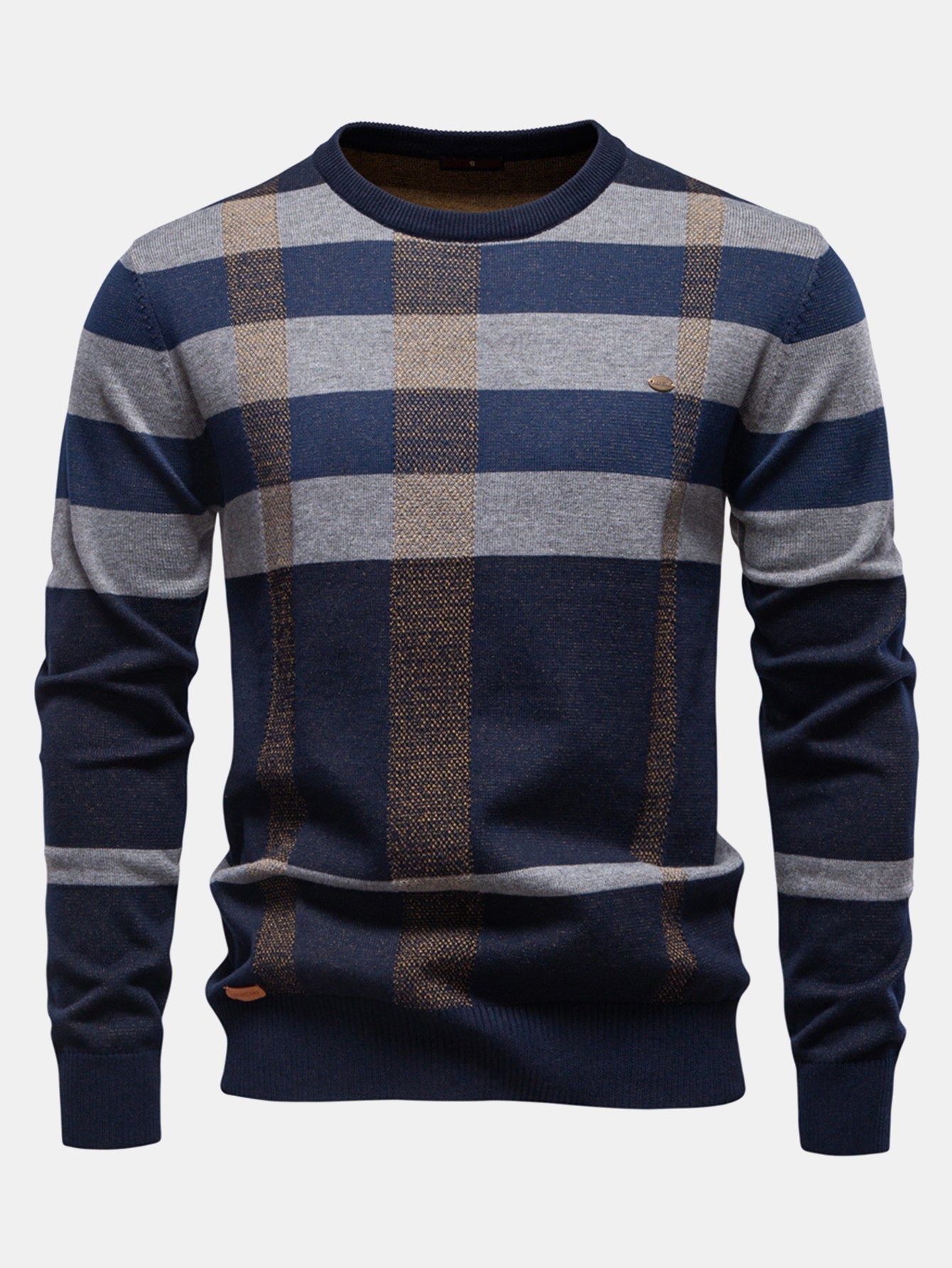 Elián® | Plaid Crewneck Sweater