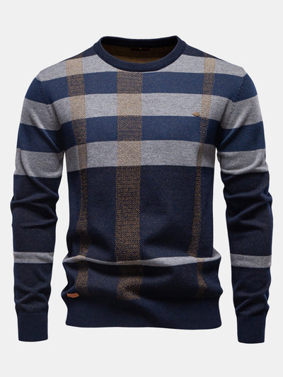 Elián® | Plaid Crewneck Sweater