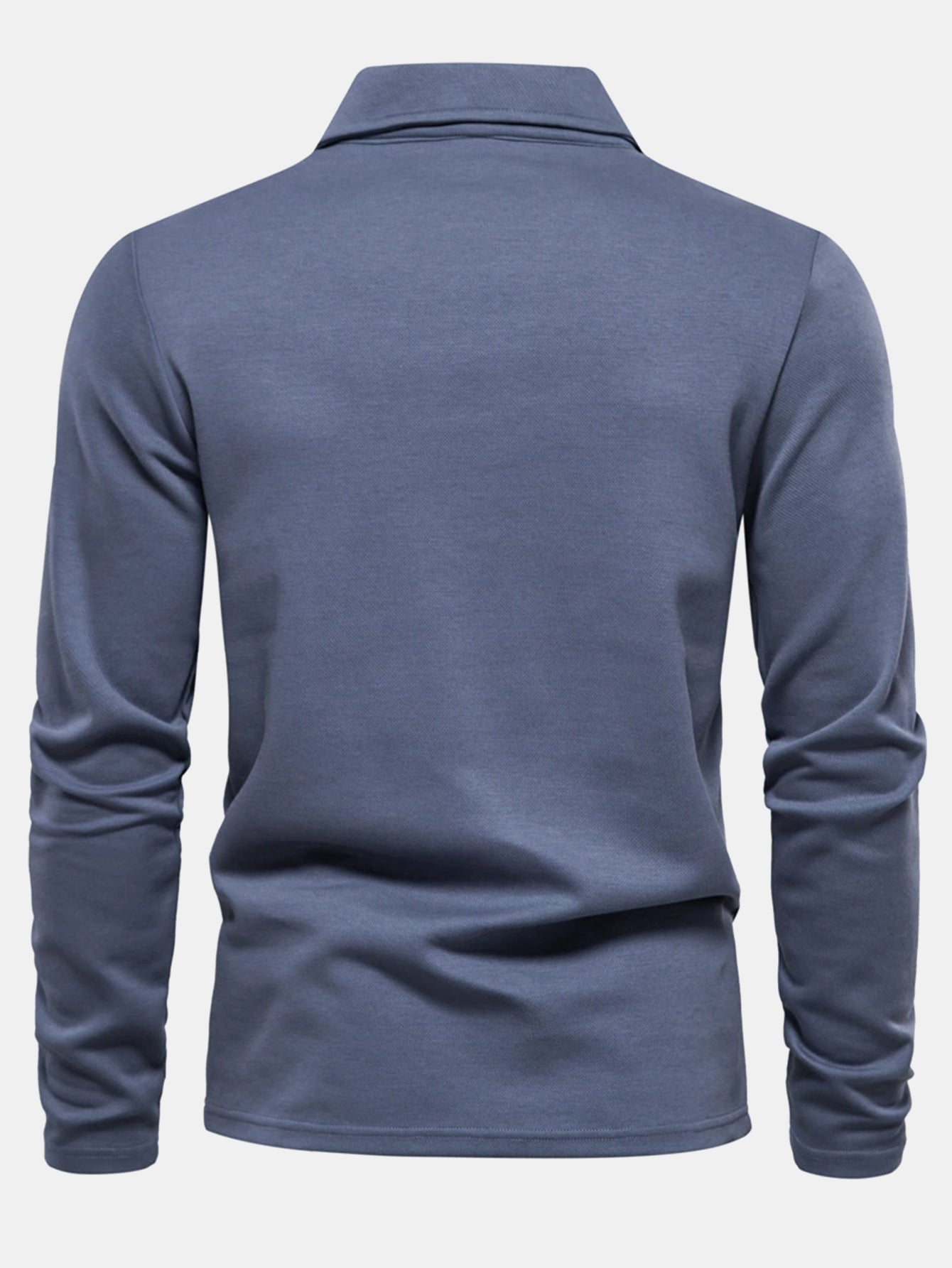 William | Long Sleeved V-Neck Polo Shirt