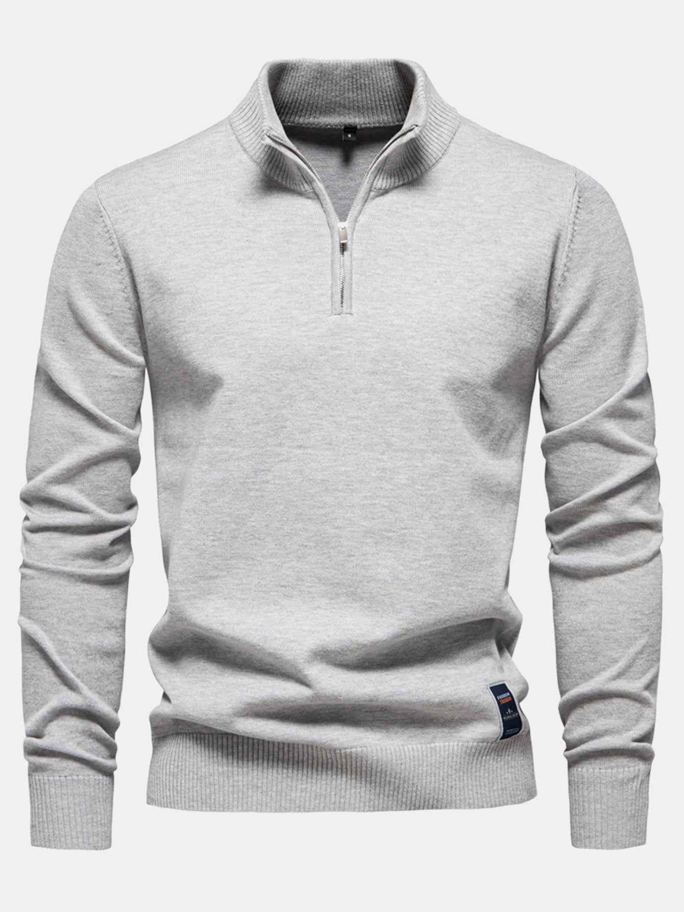 Hasan® | Quarter-Zip Sweater