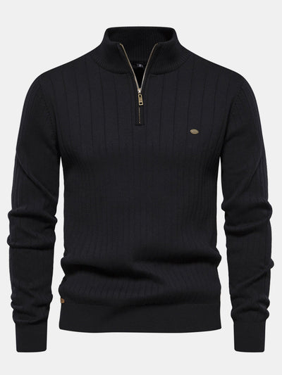 Haroldo® | Stripe Quarter-Zip Sweater