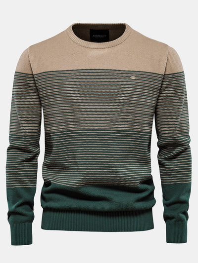 Gerardo® | Contrast Striped Sweater