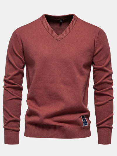 Giuliano® | Long Sleeve V-Neck Sweater