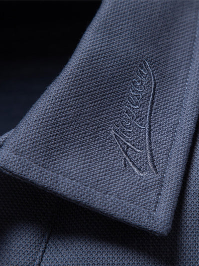 William | Long Sleeved V-Neck Polo Shirt