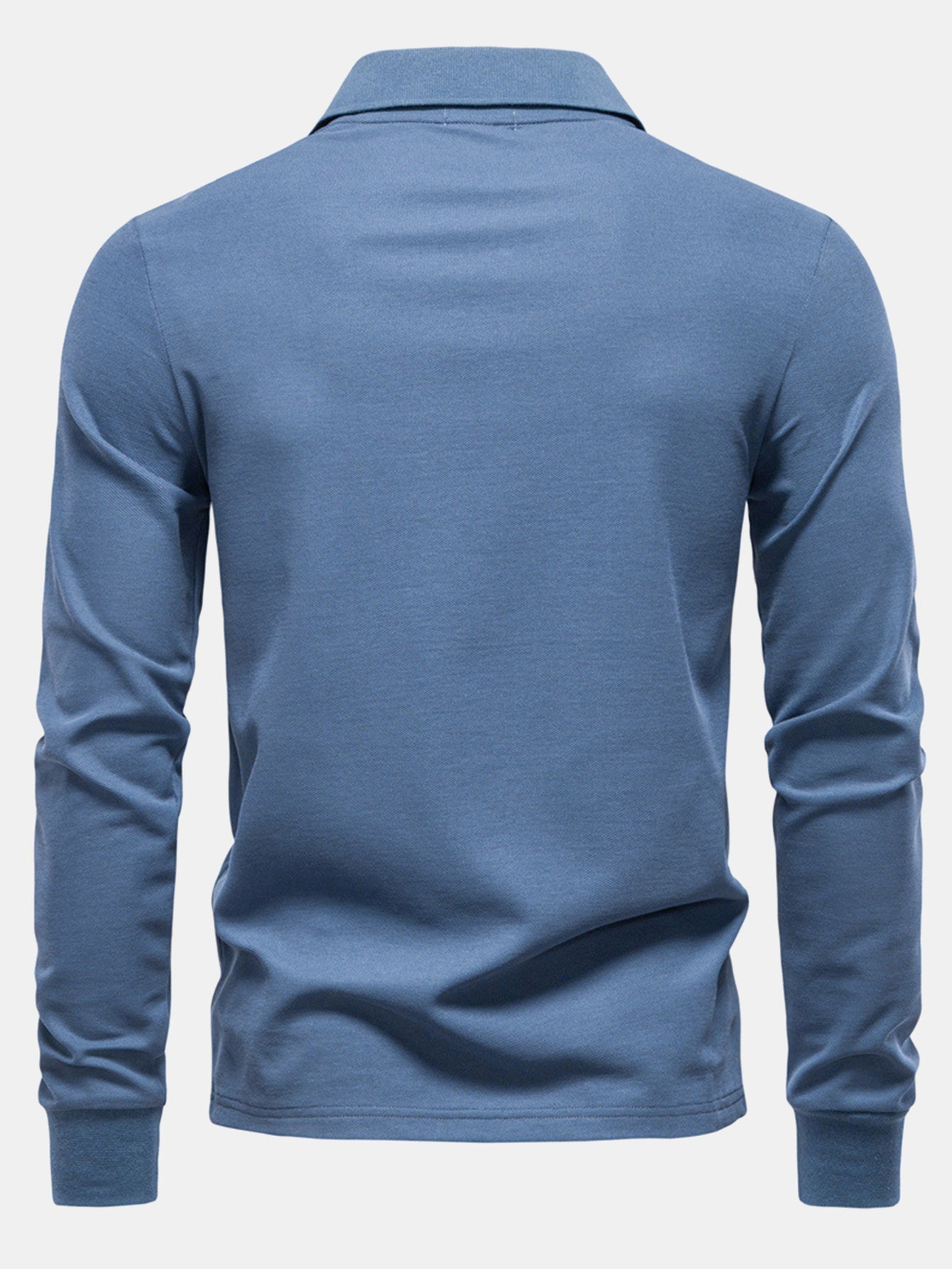 Walter | Long Sleeved Giraffe Embroidery Polo Shirt