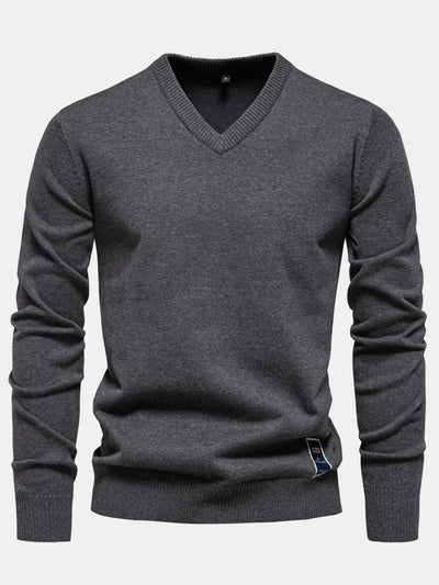Giuliano® | Long Sleeve V-Neck Sweater