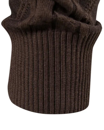 Donato® | Geometric Jacquard Shawl Collar Cardigan Sweater