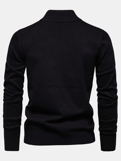 Hasan® | Quarter-Zip Sweater