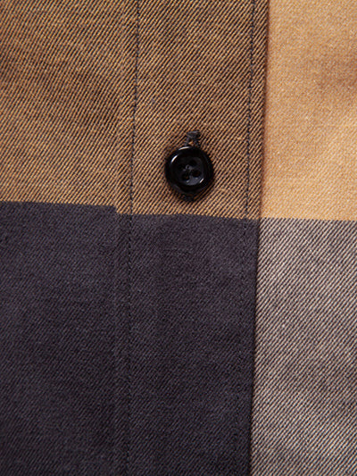 Heliodoro® | Long Sleeve Cotton Plaid Button Up Shirt