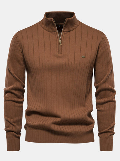 Haroldo® | Stripe Quarter-Zip Sweater
