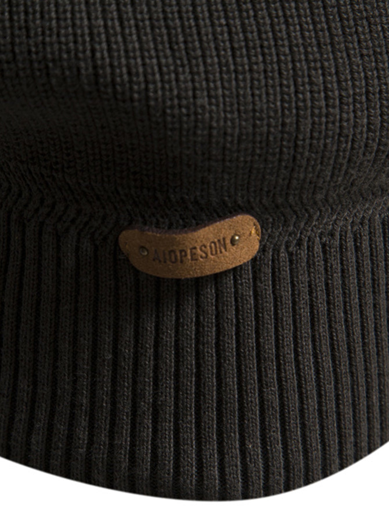 Dume® | Color Block Zipper Stand Collar Sweater