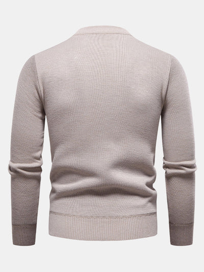 Asad® | Geometric Jacquard Crewneck Sweater