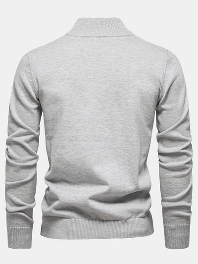 Hasan® | Quarter-Zip Sweater