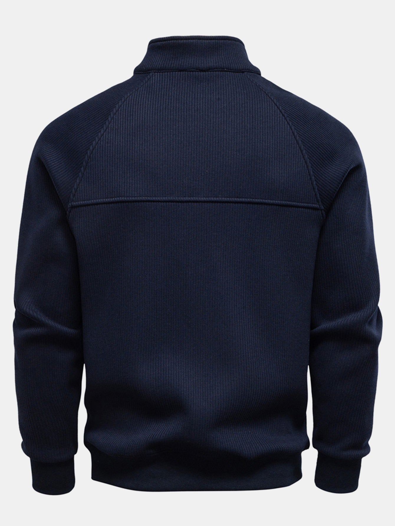 Gareth® | Ribbed Raglan Sleeve Quarter Zip Sweatshirt