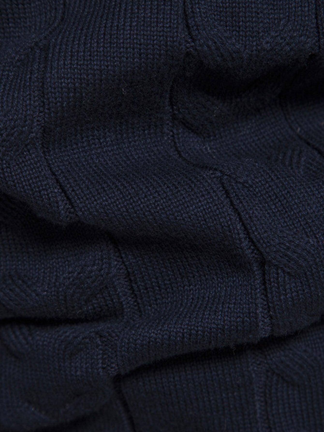 Hanibal® | Contrast Geometric Jacquard Quarter-Zip Sweater