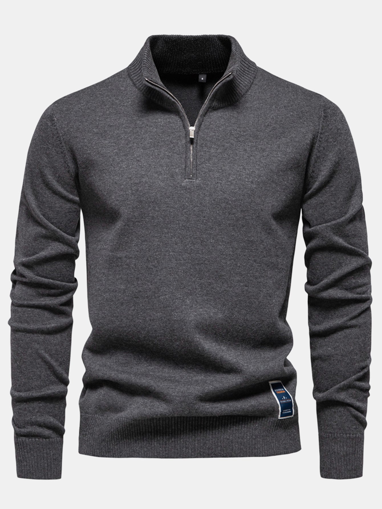 Hasan® | Quarter-Zip Sweater