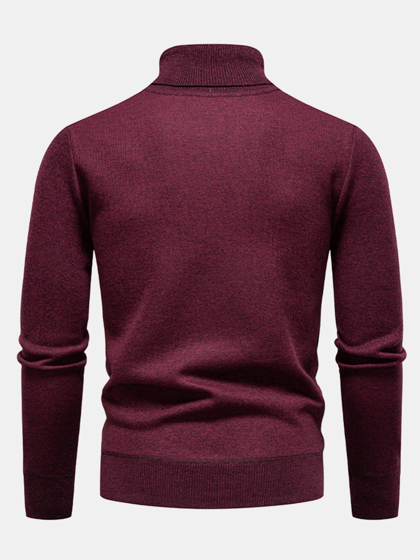 Atilio® | Geometric Jacquard Turtle Neck Sweater