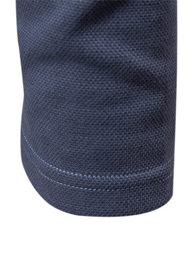 William | Long Sleeved V-Neck Polo Shirt
