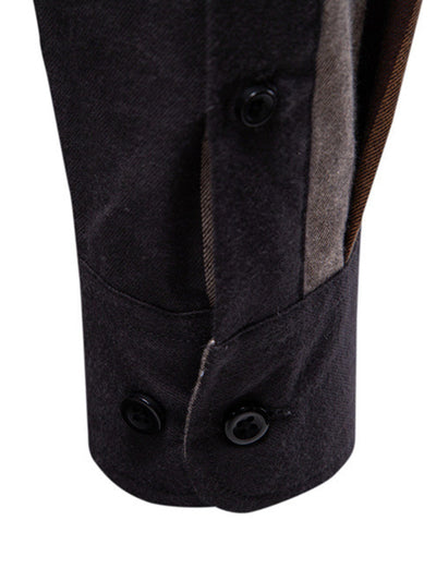 Heliodoro® | Long Sleeve Cotton Plaid Button Up Shirt