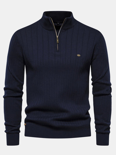 Haroldo® | Stripe Quarter-Zip Sweater
