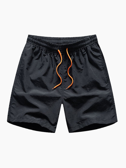 Adelelmo® | Leaf Print Button Up Shirt & Swim Shorts
