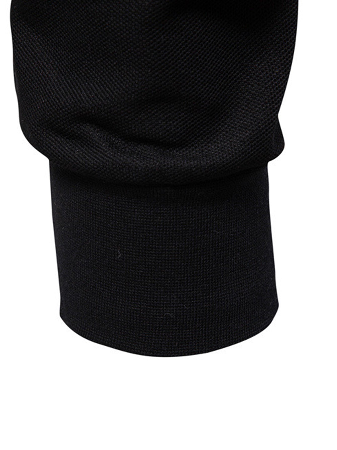 Hubert® | Long Sleeved Giraffe Embroidery Polo Shirt