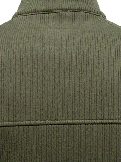 Gareth® | Ribbed Raglan Sleeve Quarter Zip Sweatshirt