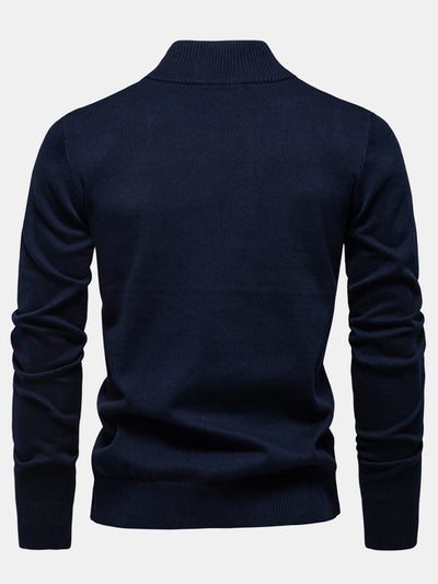 Hasan® | Quarter-Zip Sweater