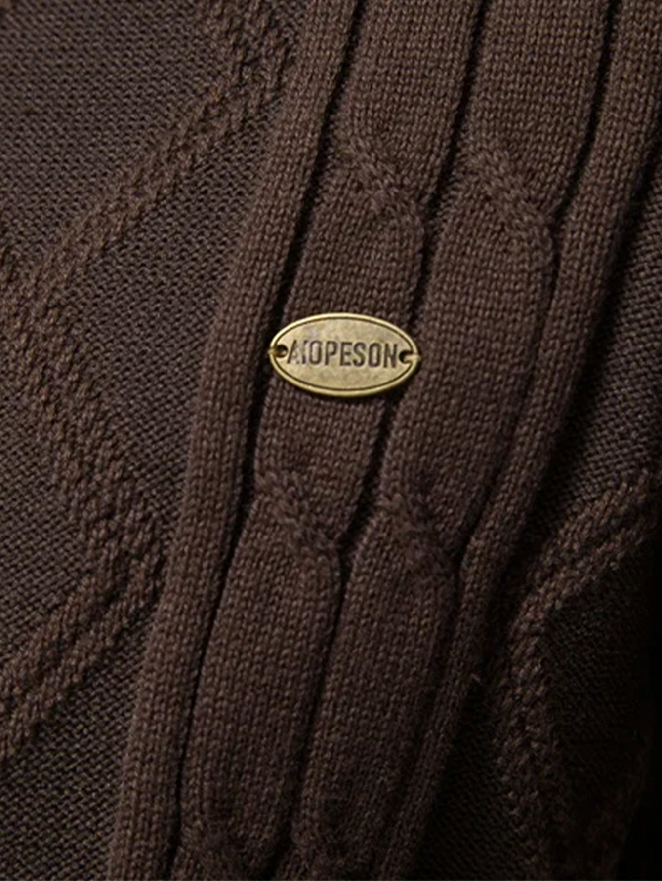 Donato® | Geometric Jacquard Shawl Collar Cardigan Sweater