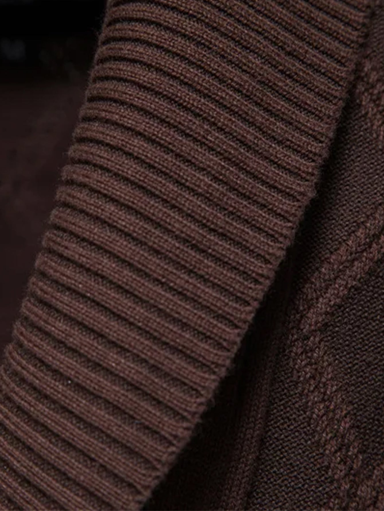 Donato® | Geometric Jacquard Shawl Collar Cardigan Sweater