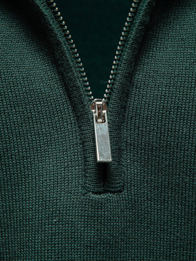 Hasan® | Quarter-Zip Sweater