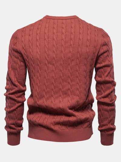 Elías® | Giraffe Embroidery Twist Jacquard Sweater