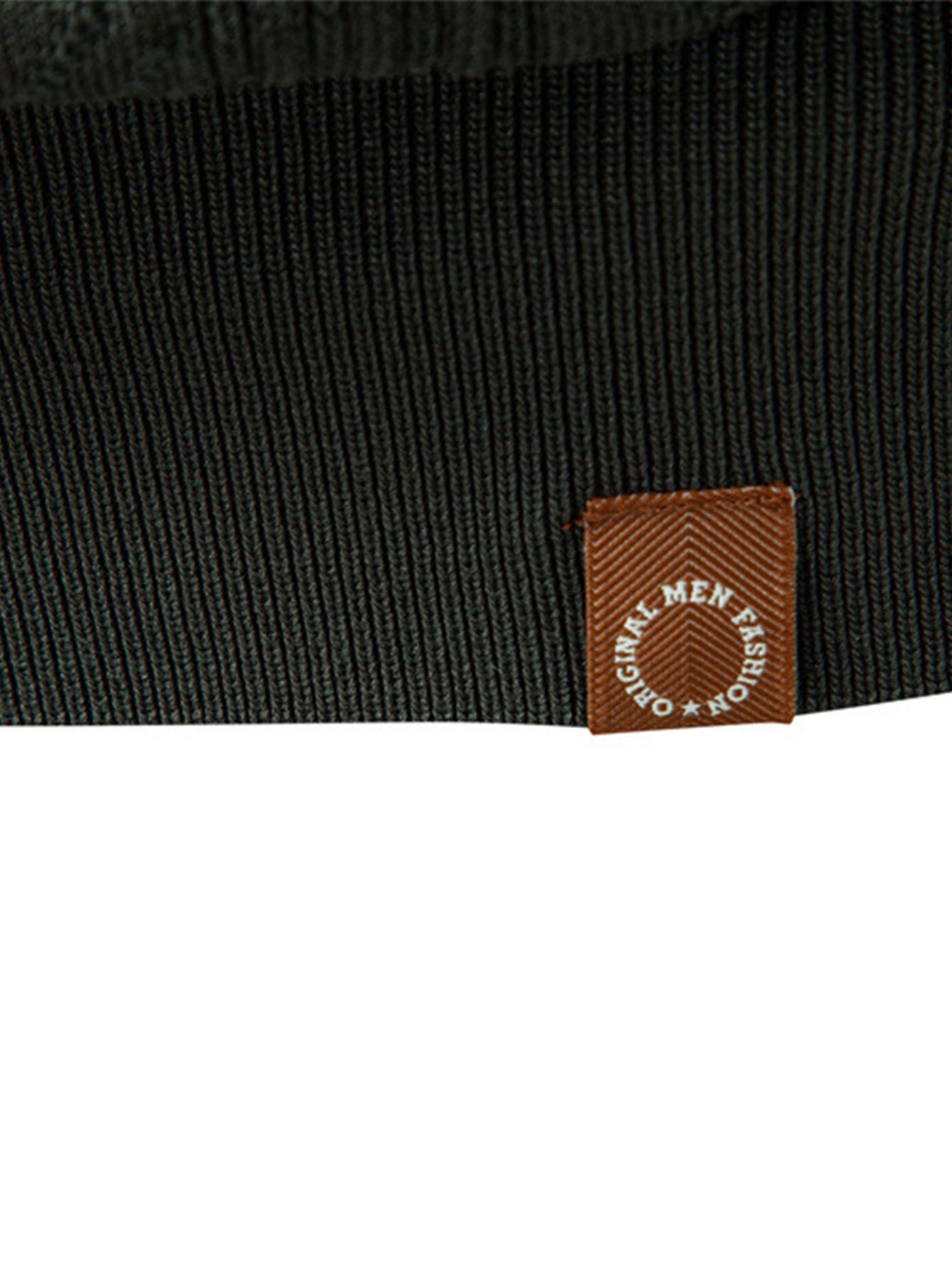 Hernán® | Long Sleeve V-Neck Knit Polo Shirt