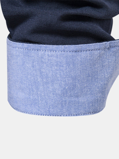 Fortunato® | Long Sleeve Button Up Oxford Shirt & Slim Fit Tapered Trousers