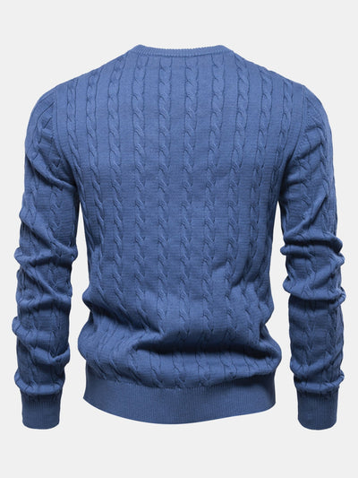 Elías® | Giraffe Embroidery Twist Jacquard Sweater