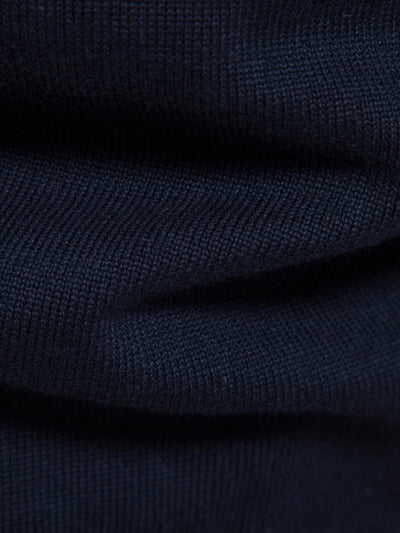 Gracián® | Contrast Stripe Quarter Zip Sweater