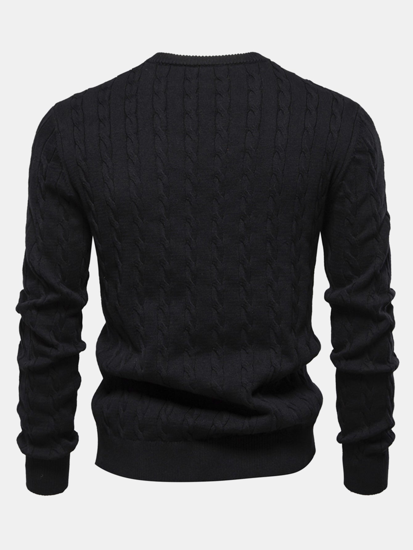 Elías® | Giraffe Embroidery Twist Jacquard Sweater