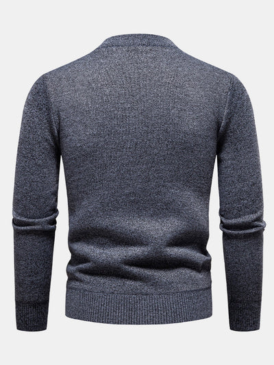 Asad® | Geometric Jacquard Crewneck Sweater