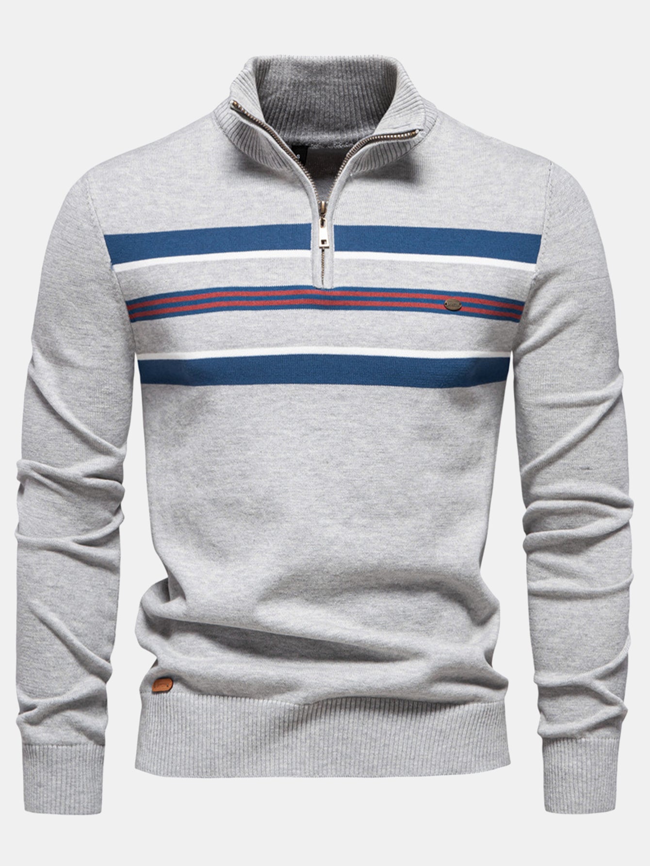Hal® | Stripe Quarter-Zip Sweater