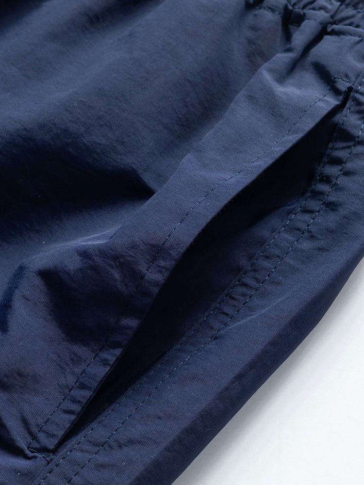 Dan® | Color Block Geometry Print Button Up Shirt & Swim Shorts