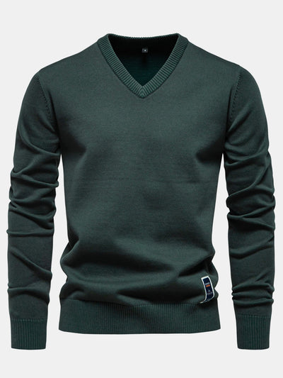 Giuliano® | Long Sleeve V-Neck Sweater